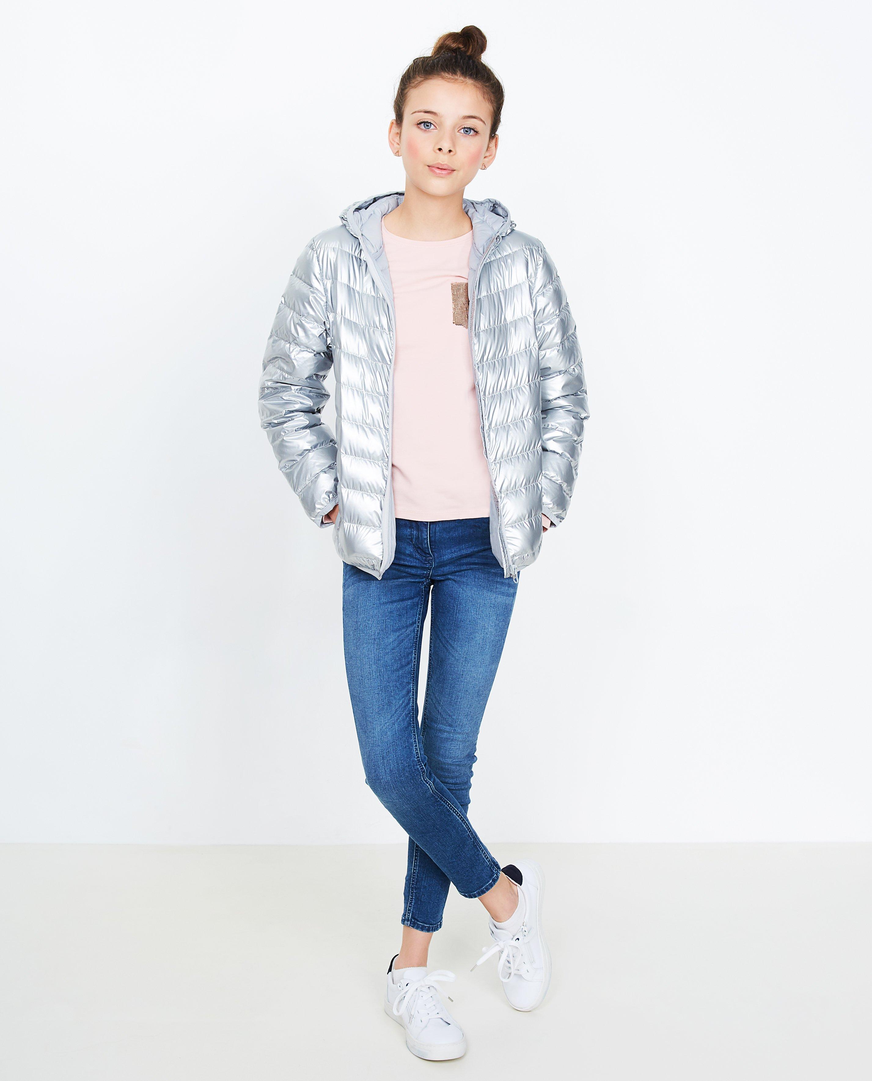 Doudoune 7-14 ans - argentée - JBC