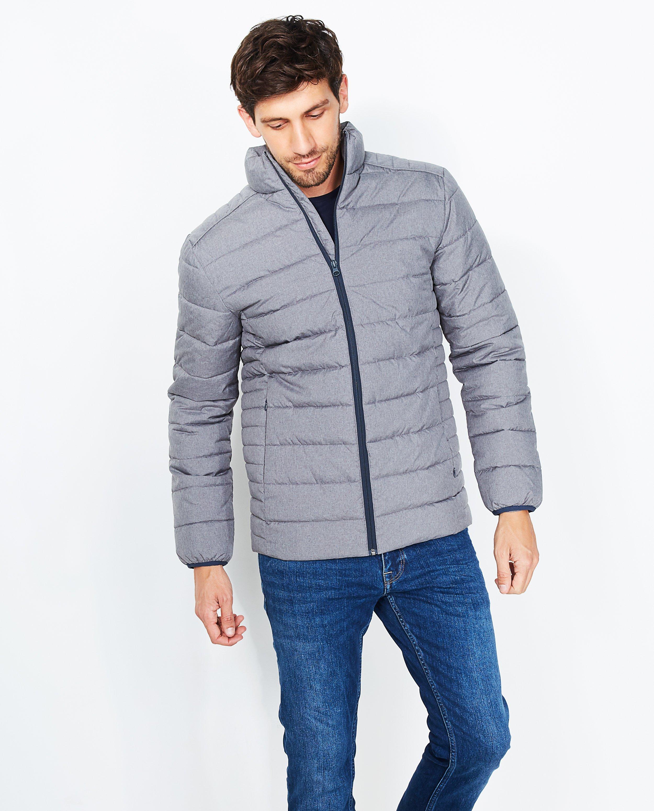 Veste matelass&eacute;e grise - D&eacute;tails du produit - gris - image num&eacute;ro 2