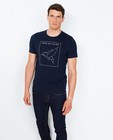 Nachtblauw T-shirt - met vogelprint - JBC