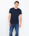 T-shirt bleu nuit - poche de poitrine - JBC