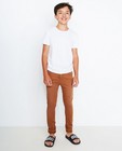 Skinny jeans, sweat denim - in bruin, 7-14 jaar - JBC