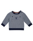 Pull en fin tricot - imprimé - Newborn 50-68