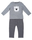 Pyjama gris - imprimé d’ours - JBC