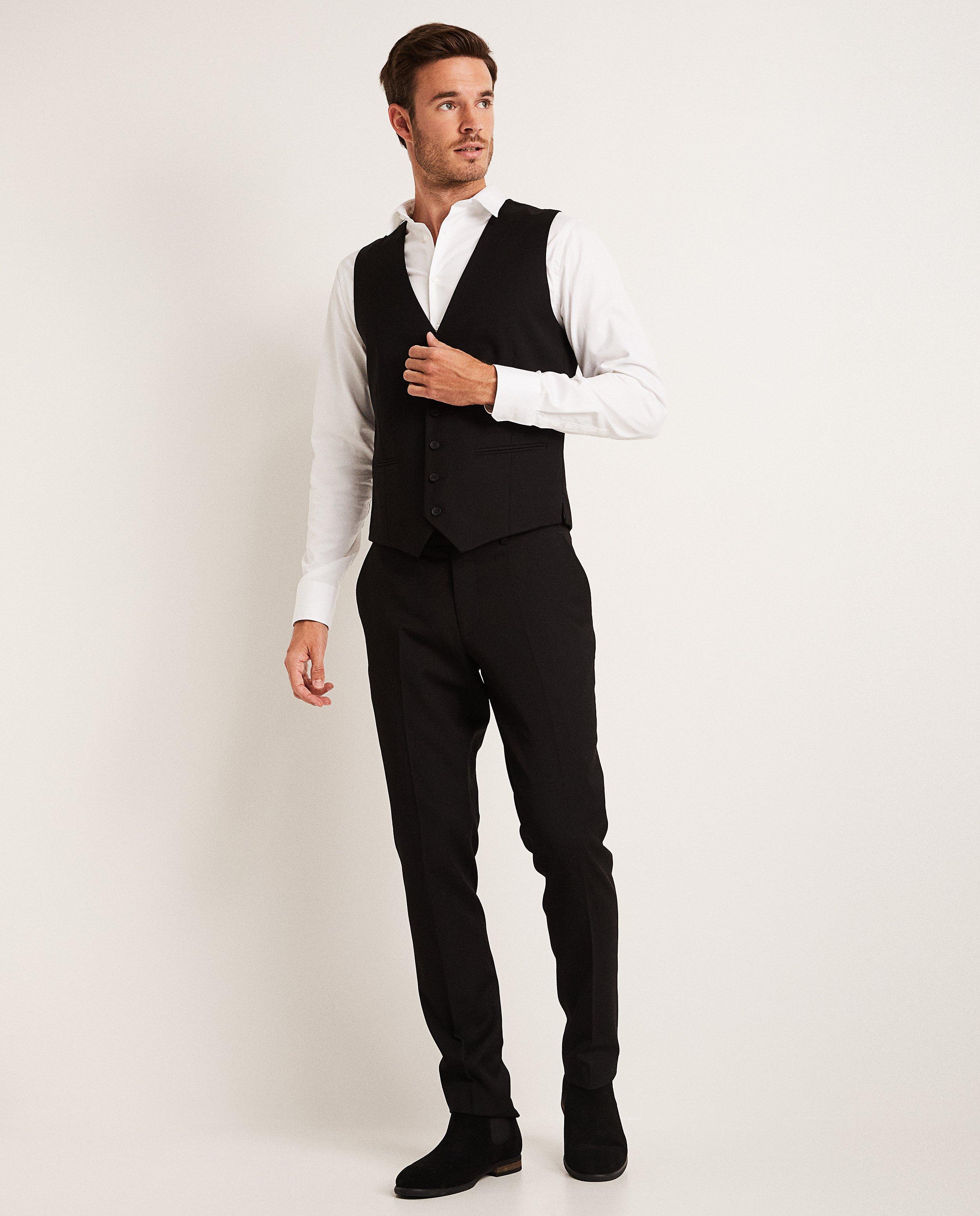 Geklede gilet - in zwart - JBC