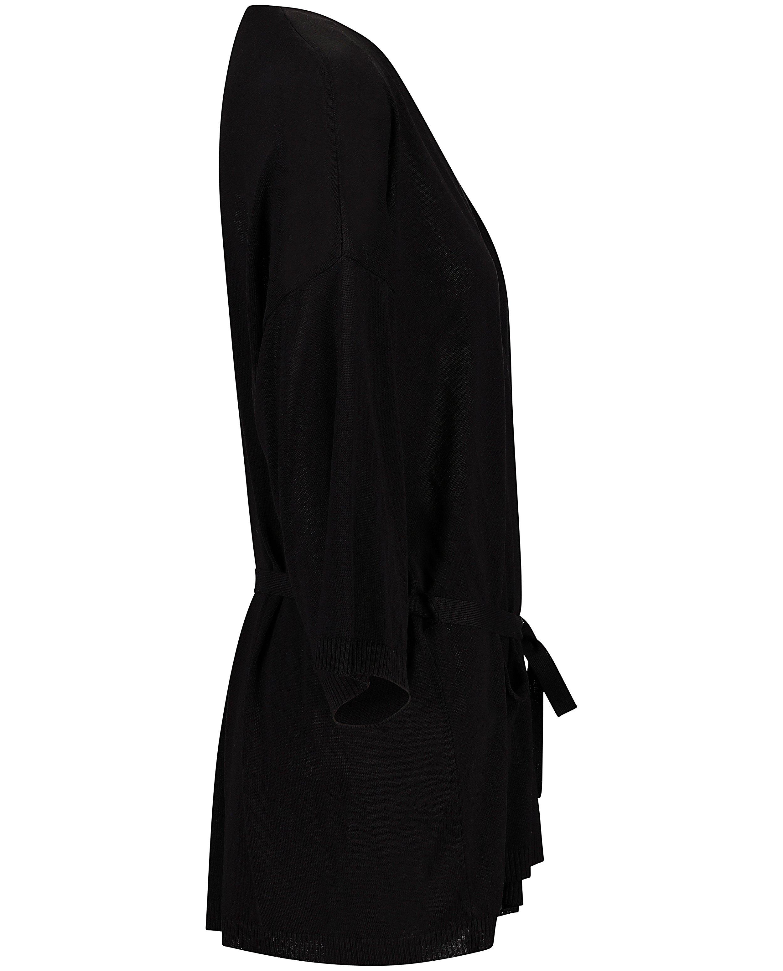 Cardigans - Zwart halflang vest