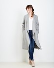 Manteau gris clair - laine mélangée - JBC