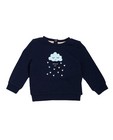 Nachtblauwe sweater - met wolkjesprint - JBC