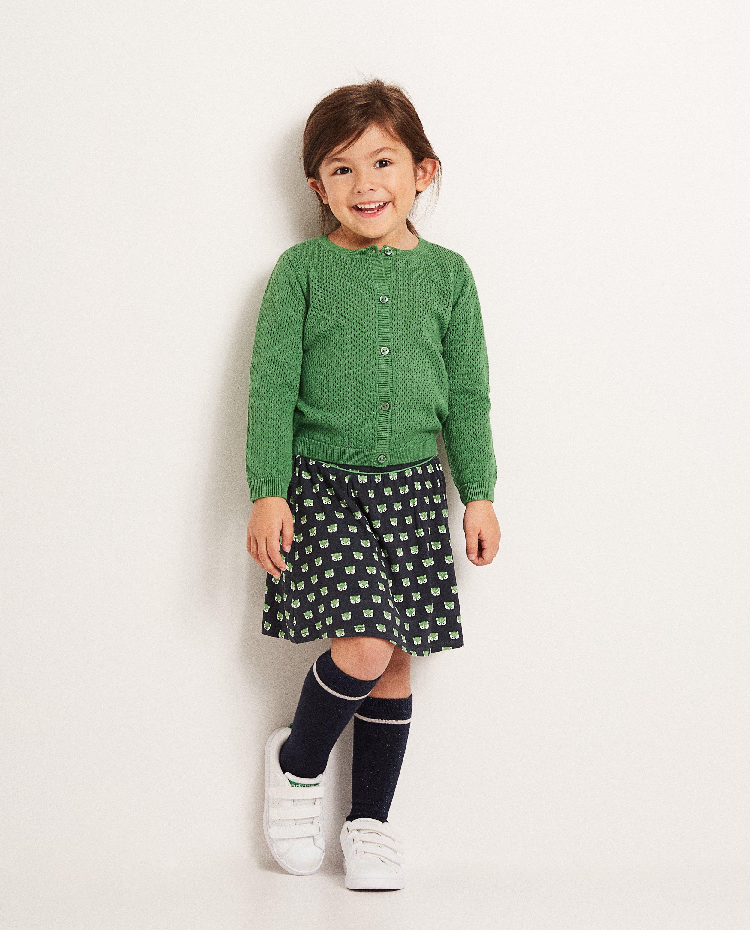 Viscose rokje met print - en elastische taille - JBC