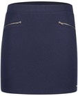 Mini-jupe bleu nuit - avec des zips - Groggy