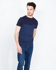 Color block T-shirt - in donkerblauwe tinten - JBC