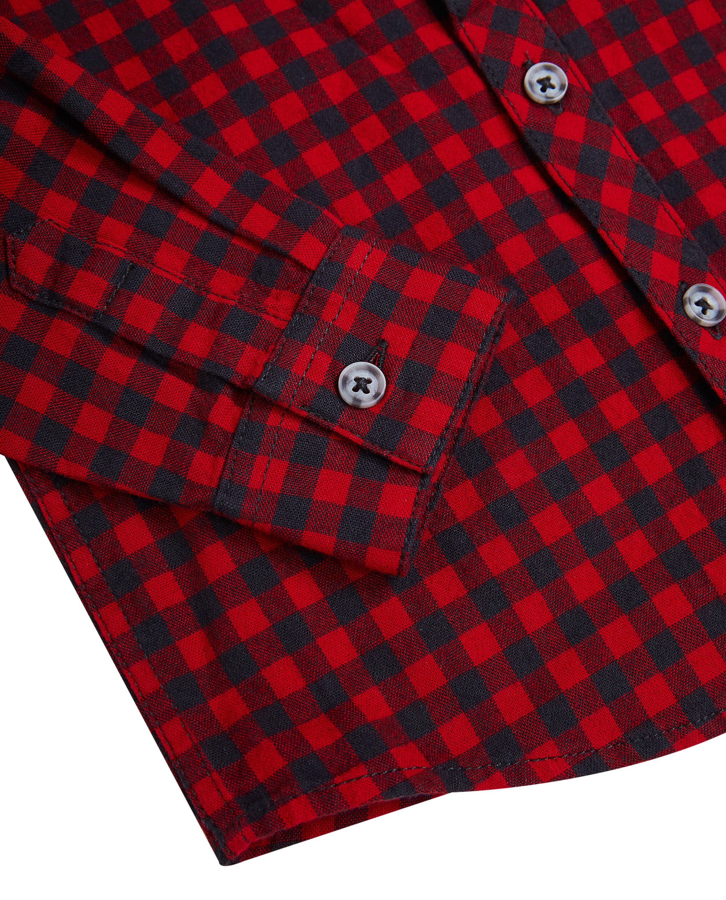 Geruit hemd - Product Detail - felrood - afbeelding nummer 3