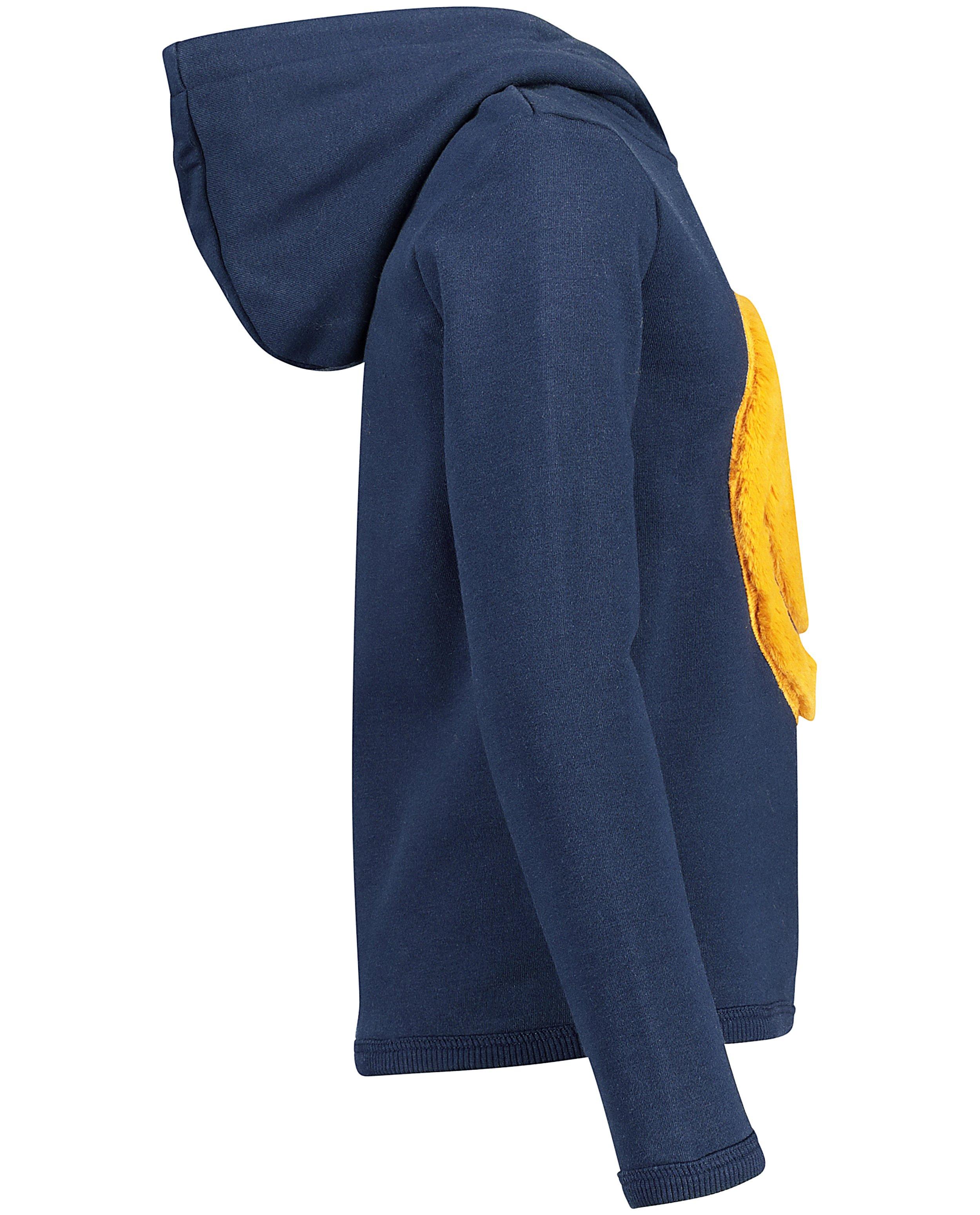 Sweaters - Hoodie met fluffy smiley