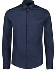 Hemden - Donkerblauw basic hemd 