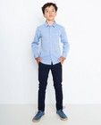 Lichtblauw hemd - met jeanslook - JBC