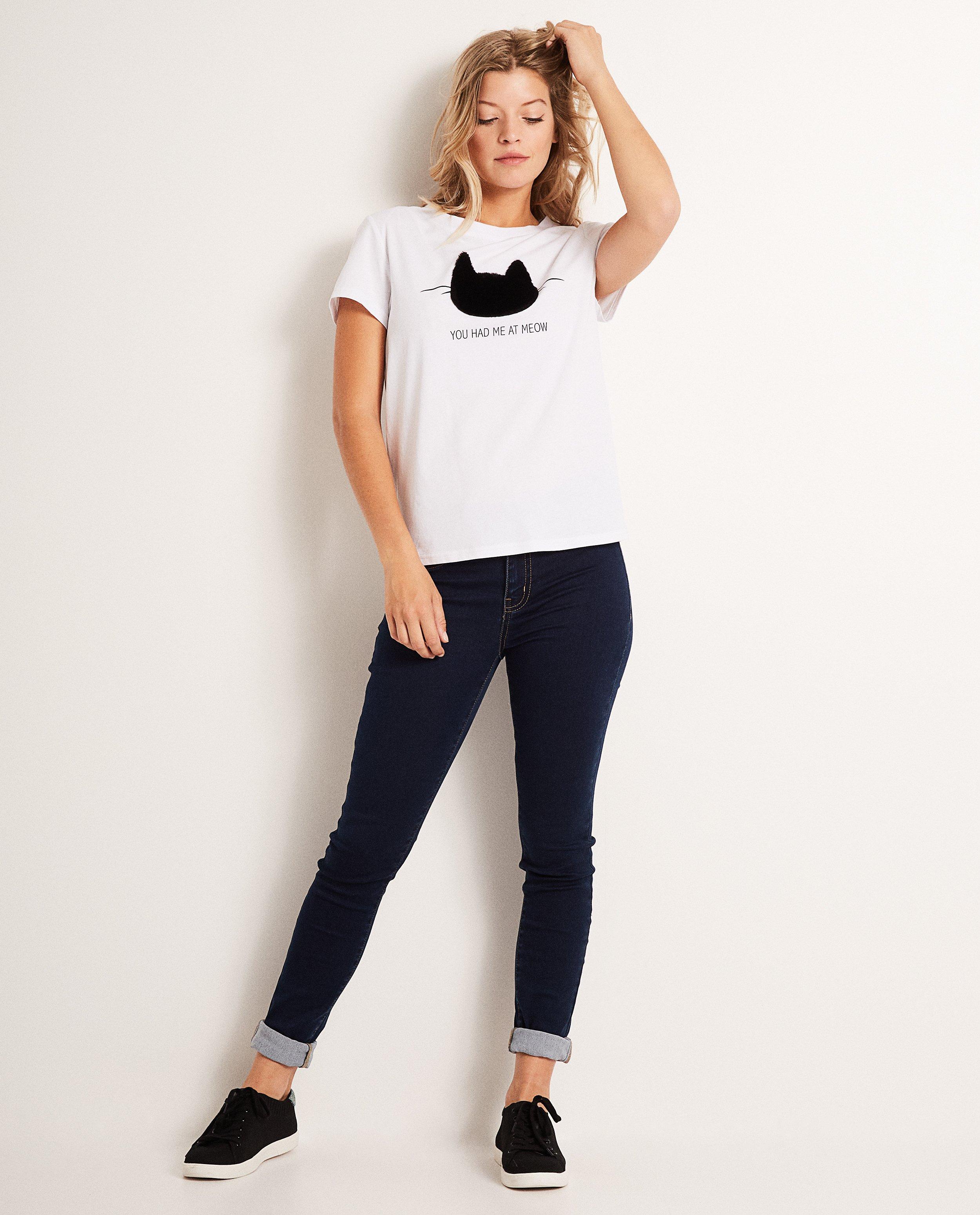 T-shirt avec des chats - crème - Groggy