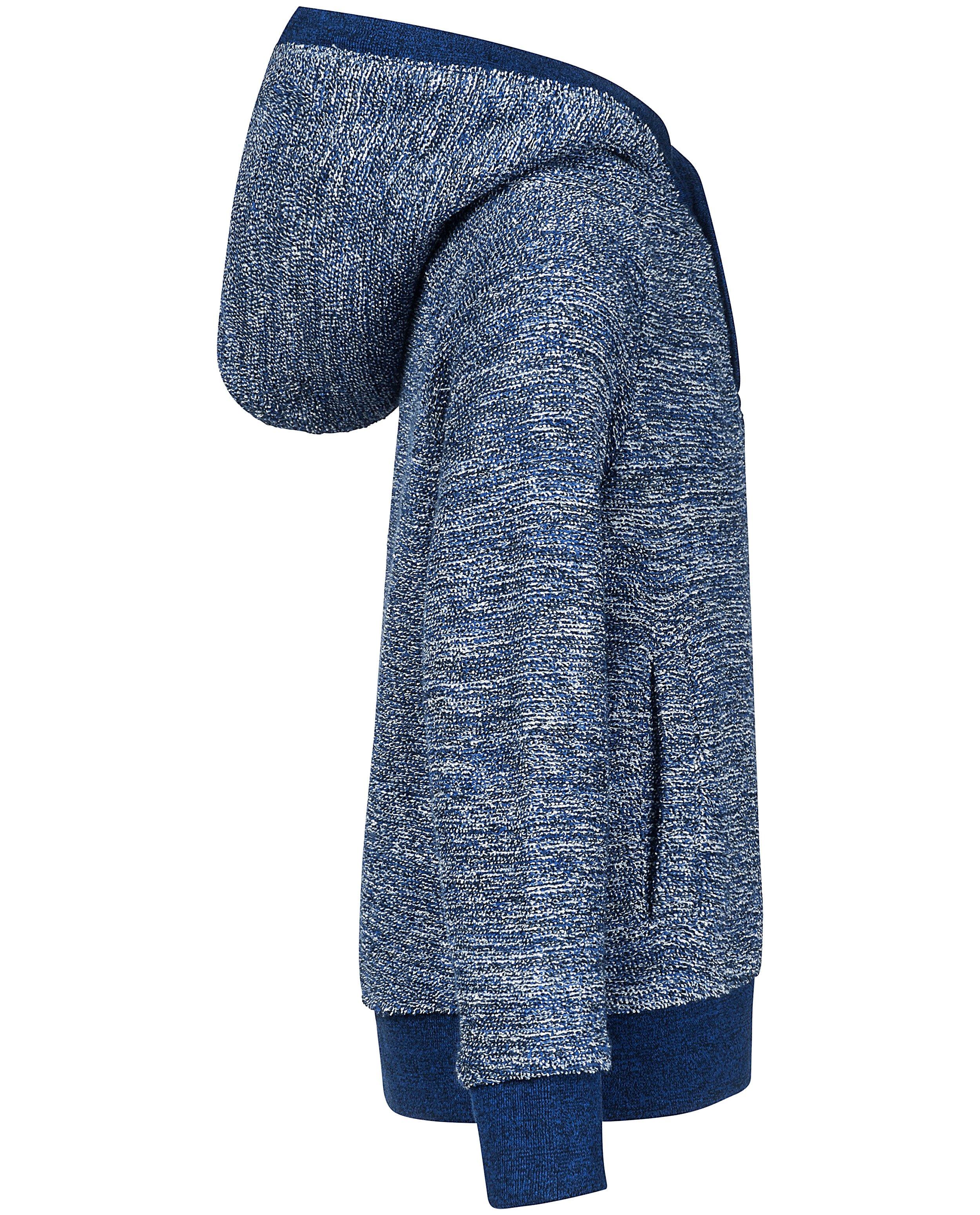 Blauw-witte bouclé trui - Product Detail - blauw - afbeelding nummer 5