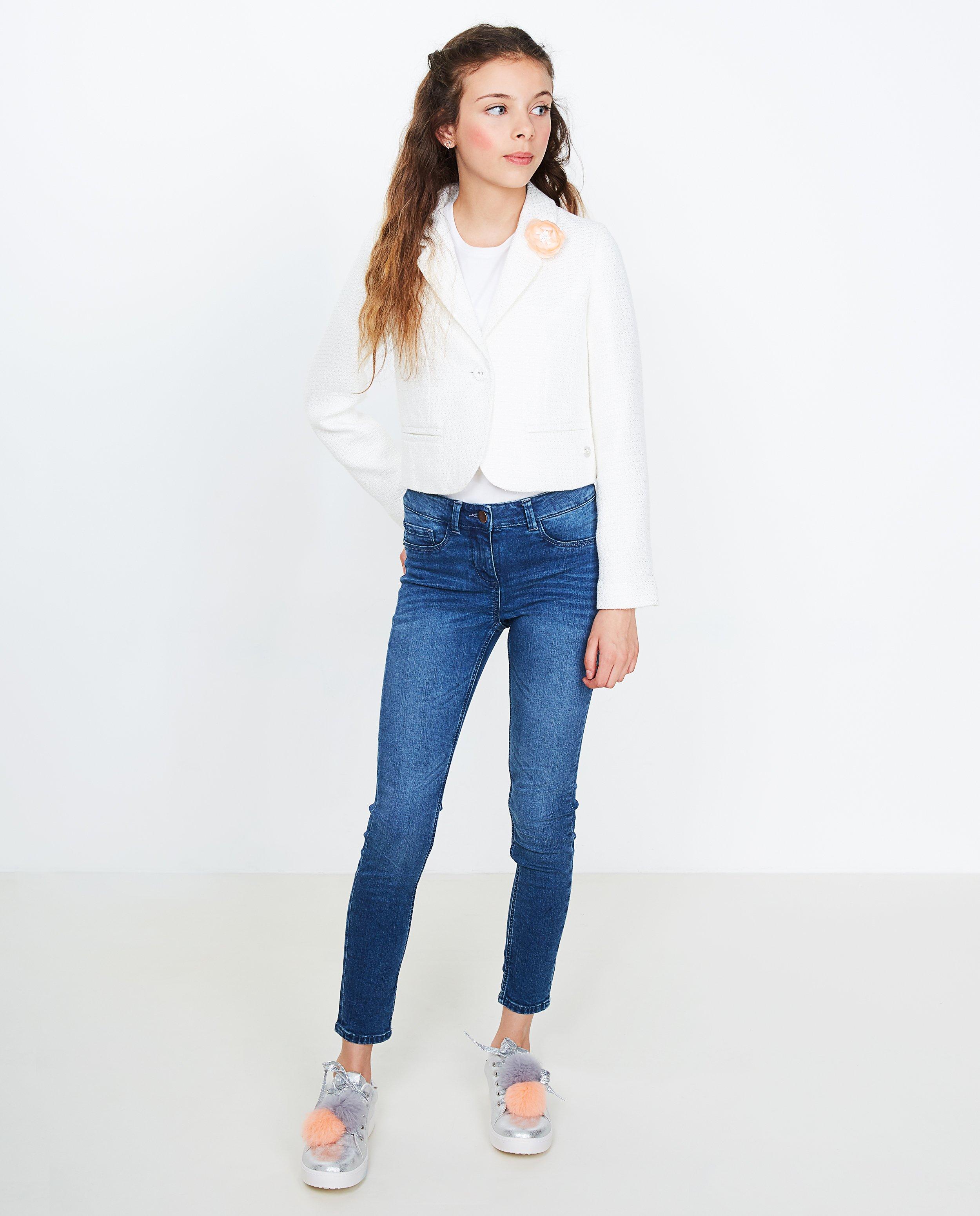 Bouclé blazer - met metaaldraad - JBC