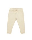 Pantalon molletonné - couleur sable, fil métallisé - JBC