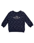 Nachtblauwe sweater - met opschrift - JBC