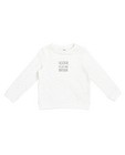 Roomwitte sweater - met stippenprint - JBC