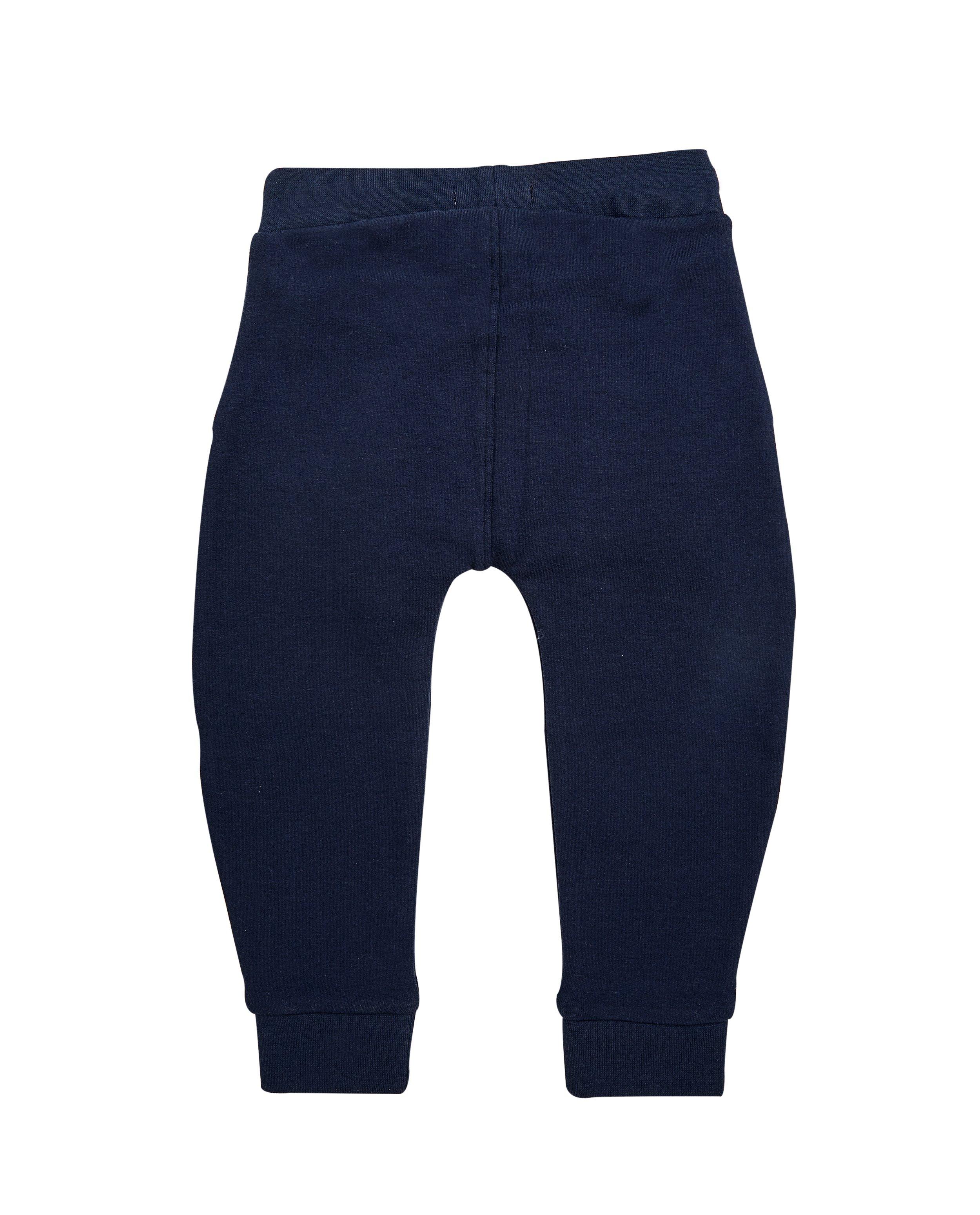 Broeken - Nachtblauwe sweatbroek