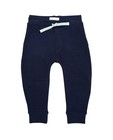 Pantalon molletonné - bleu nuit, coton bio - JBC