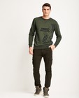 Sweater grafische print - in mosgroen, I AM - I AM