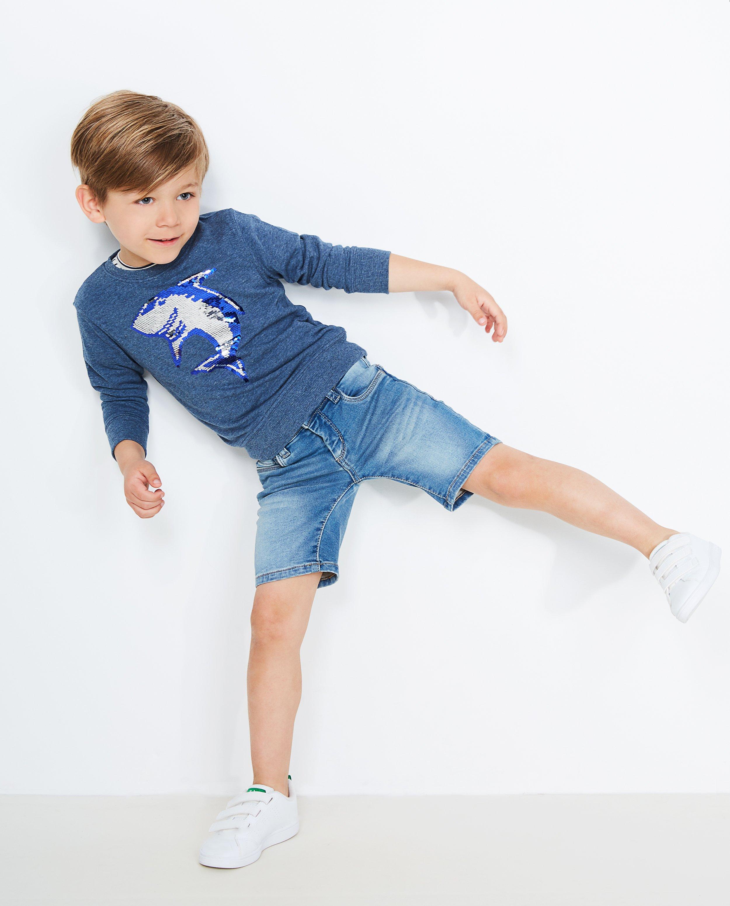 Swipe sweater - Product Detail - donkerblauw - afbeelding nummer 1