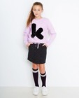 Lila sweater - met fluffy print, Ketnet - Ketnet
