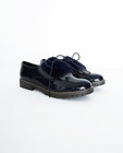 Nachtblauwe laqué schoenen - met imitatiebont - Sprox