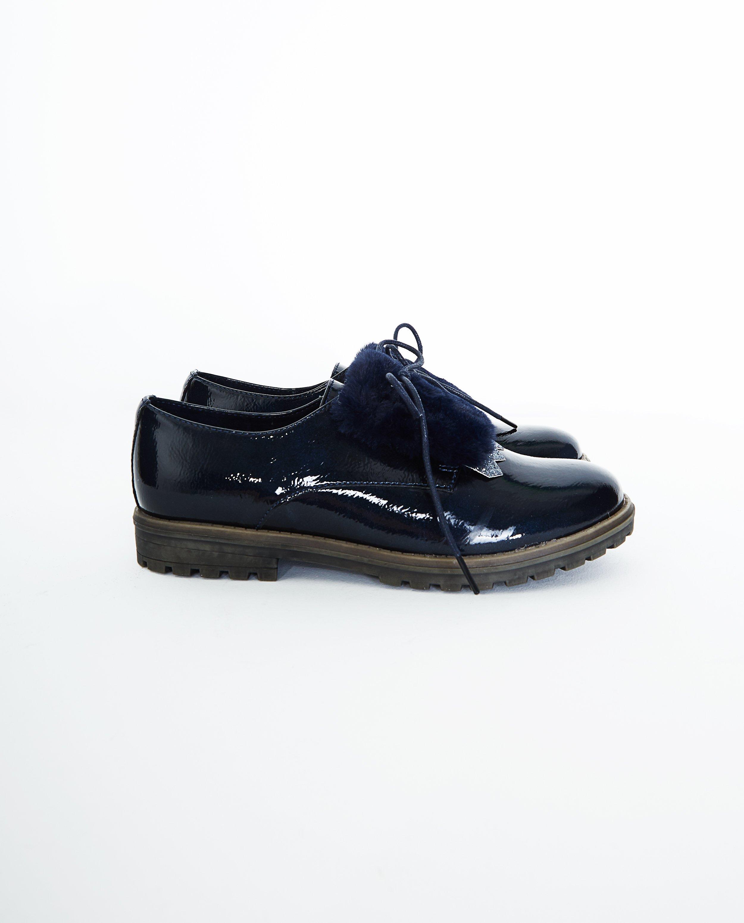 Schoenen - Nachtblauwe laqué schoenen