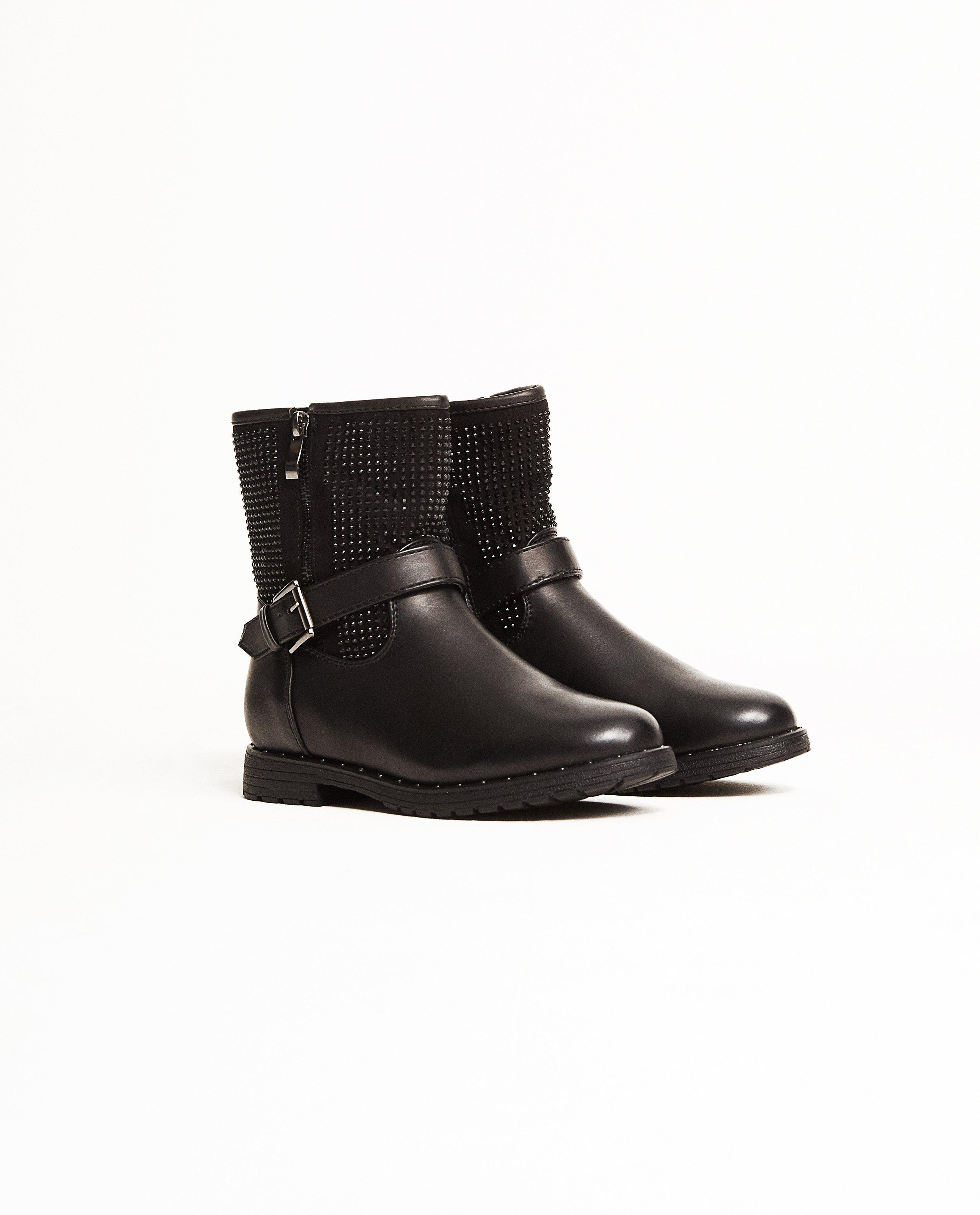 Zwarte boots - met strass - JBC