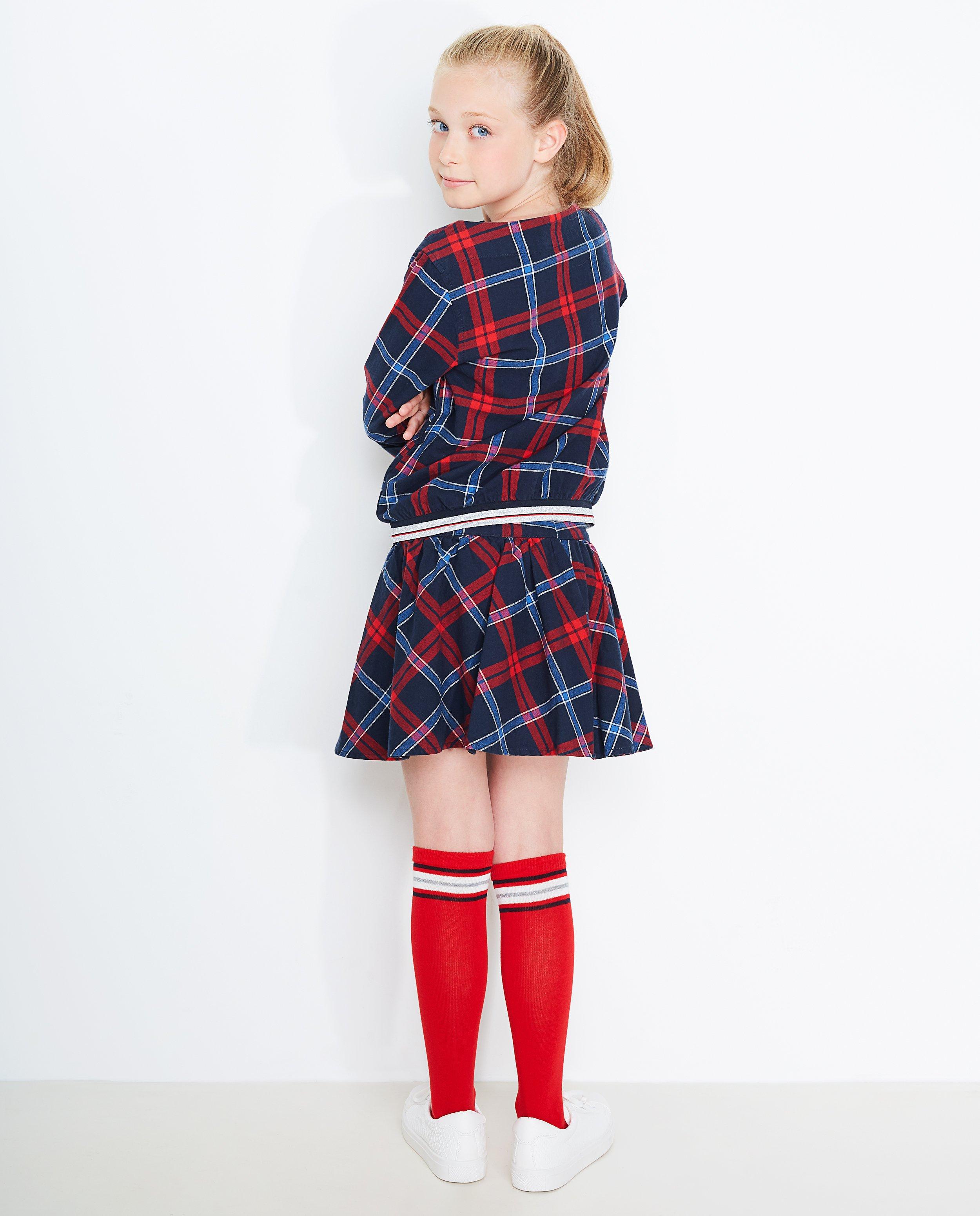 Geruite blouse - Product Detail - donkerblauw - afbeelding nummer 2