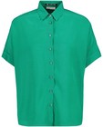 Hemden - Groene viscose blouse
