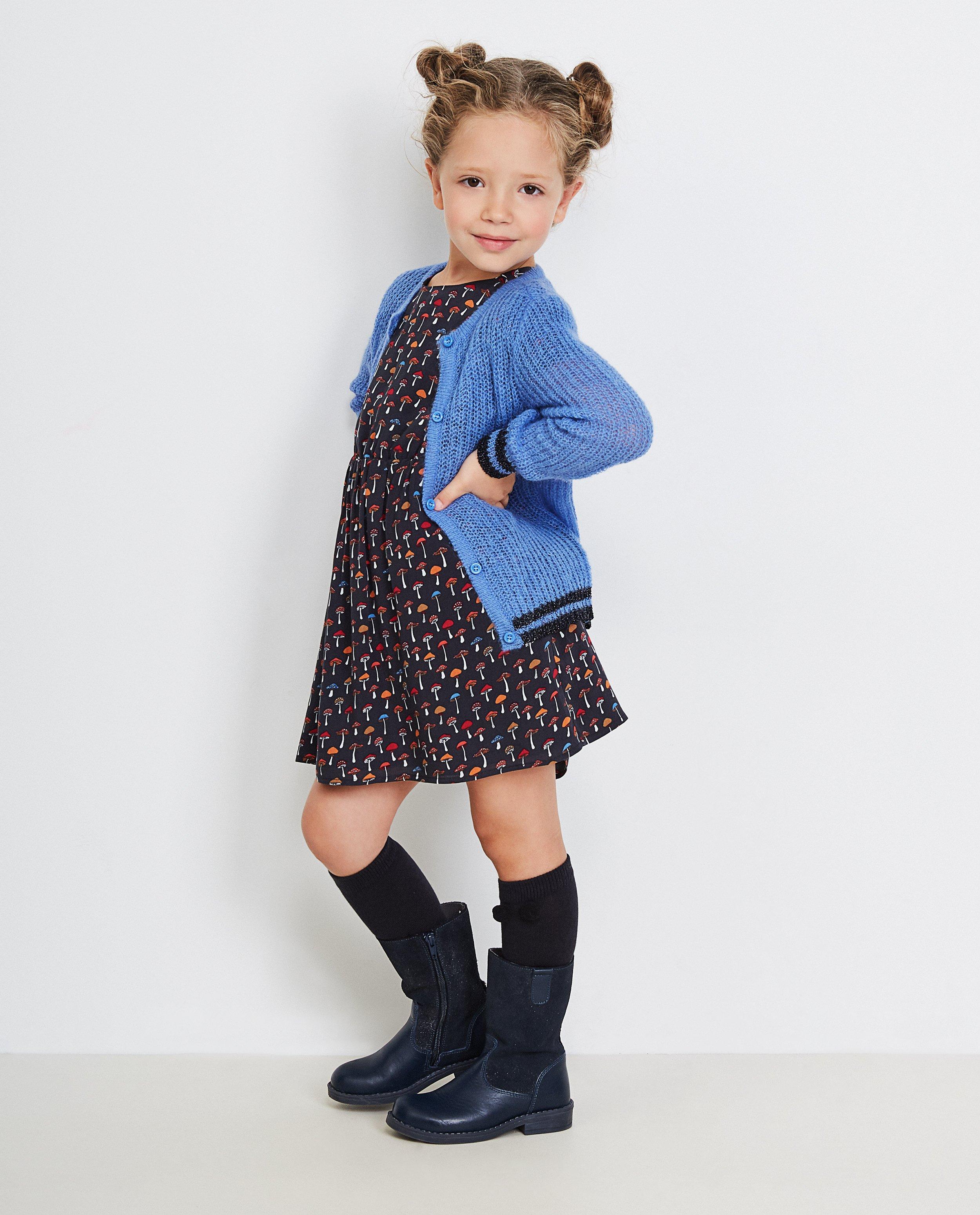 Gilet bleu ciel - luxueux tricot, Plop - Plop