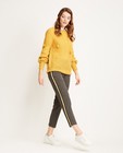 Pantalon à carreaux - rayure jaune - JBC