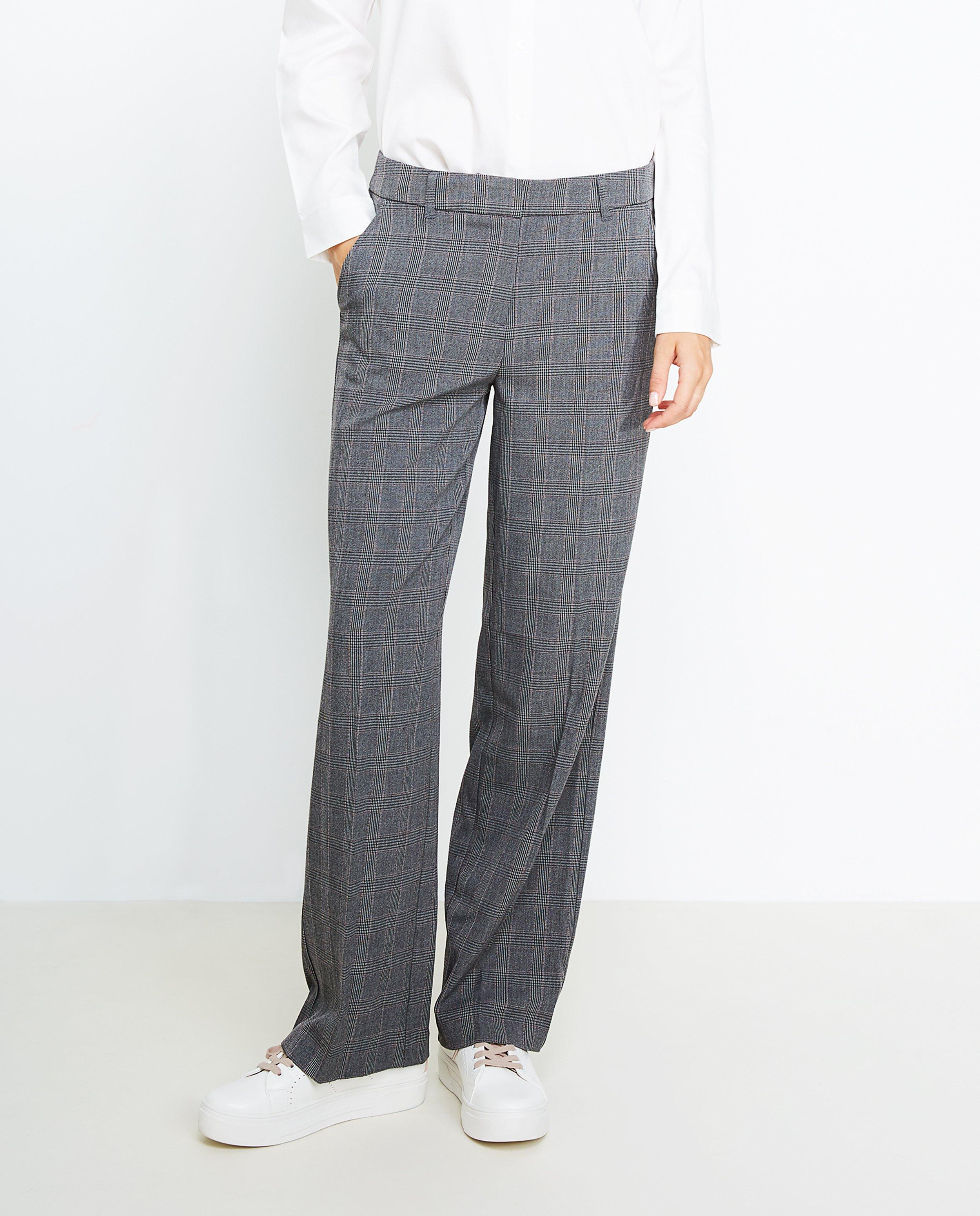 Grijze geruite broek - Karen Damen - Karen Damen