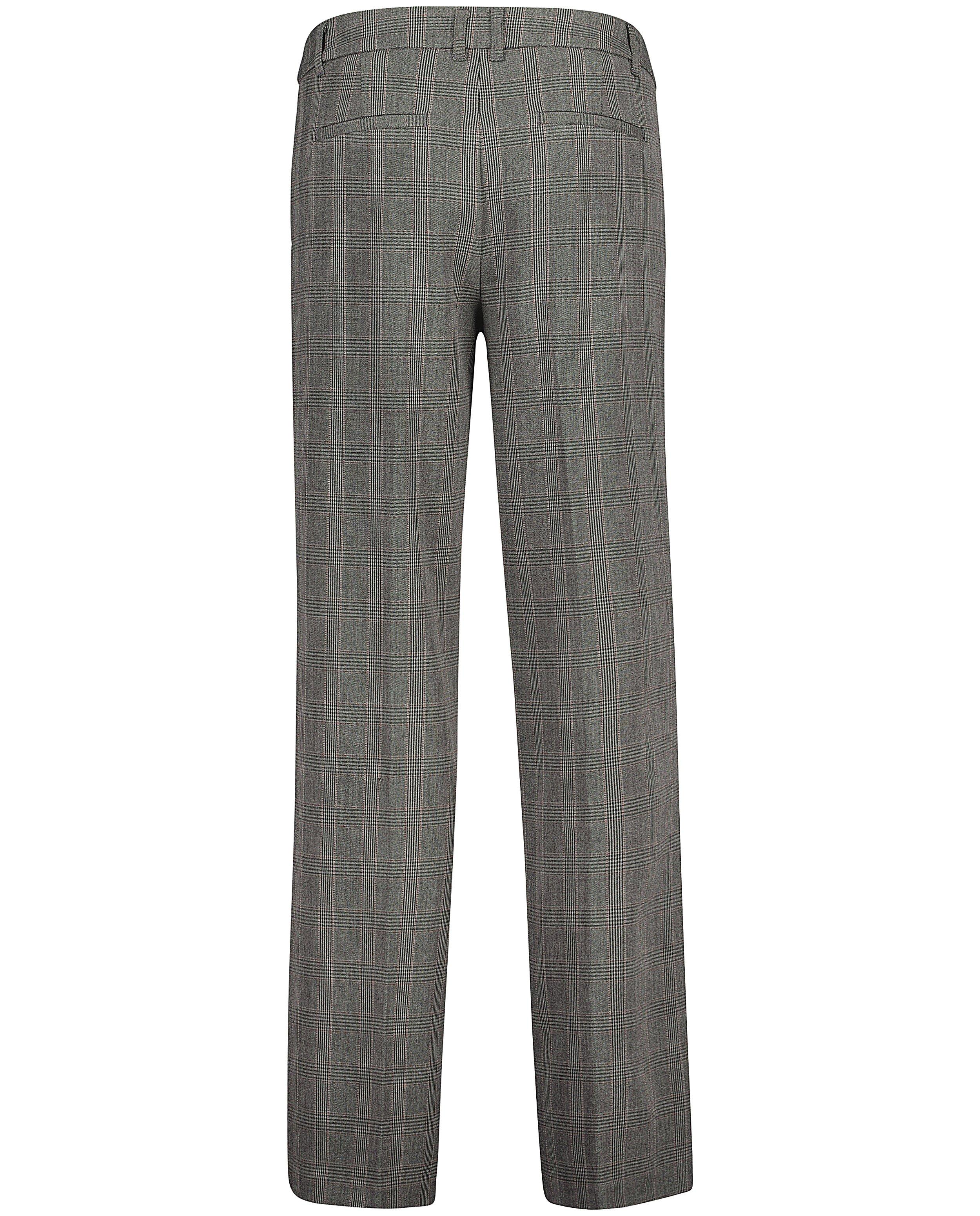 Broeken - Grijze geruite broek