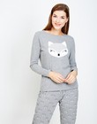 Nachtkleding - Lichtgrijze pyjama