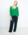 Pull vert en tricot - laine luxueuse, Karen Damen - Karen Damen