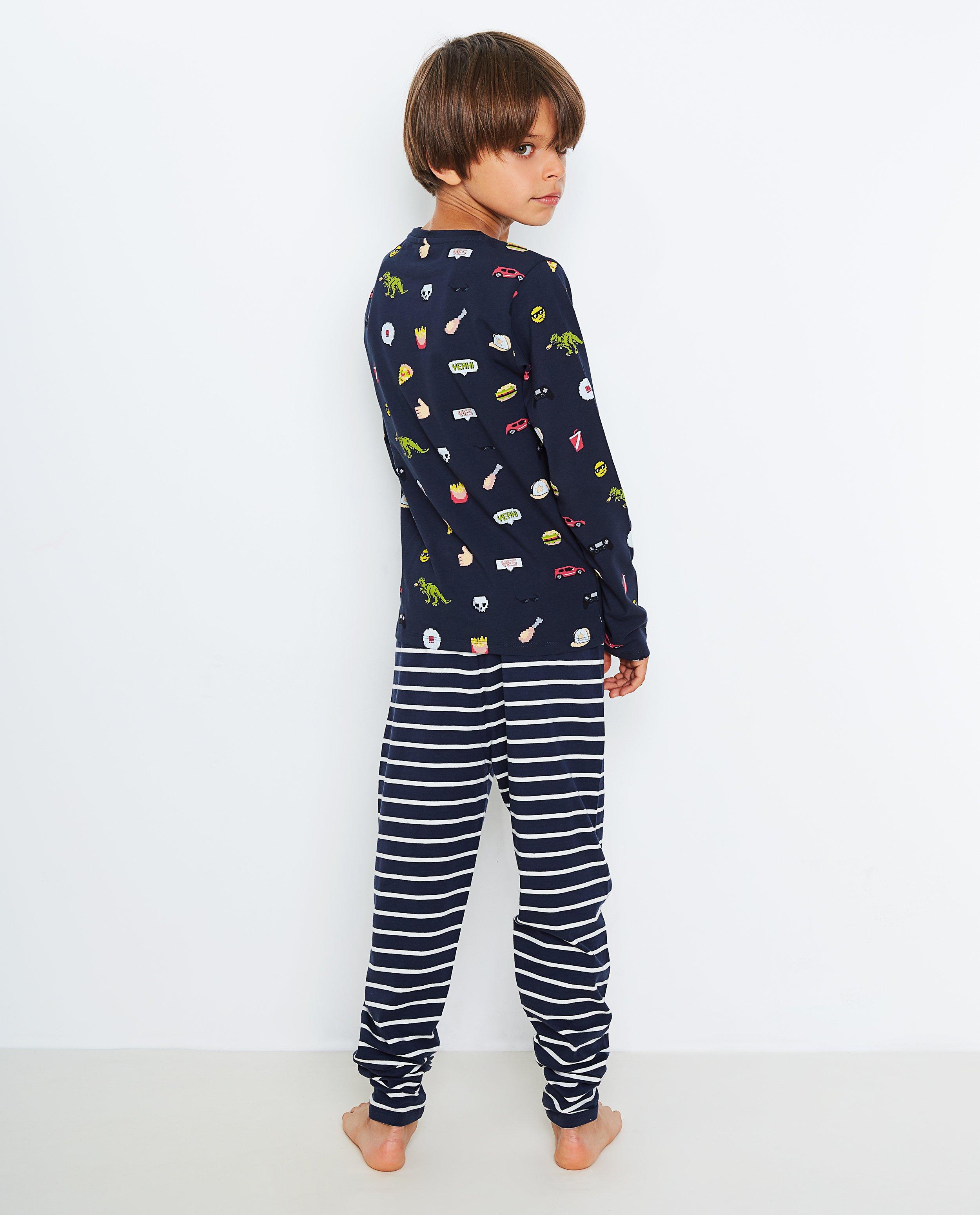 Nachtkleding - Nachtblauwe pyjama