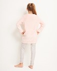 Nachtkleding - Roze-grijze pyjama
