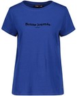 T-shirt, inscription - bleu foncé - Groggy