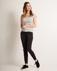 Donkergrijze skinny jeans - met strass - JBC