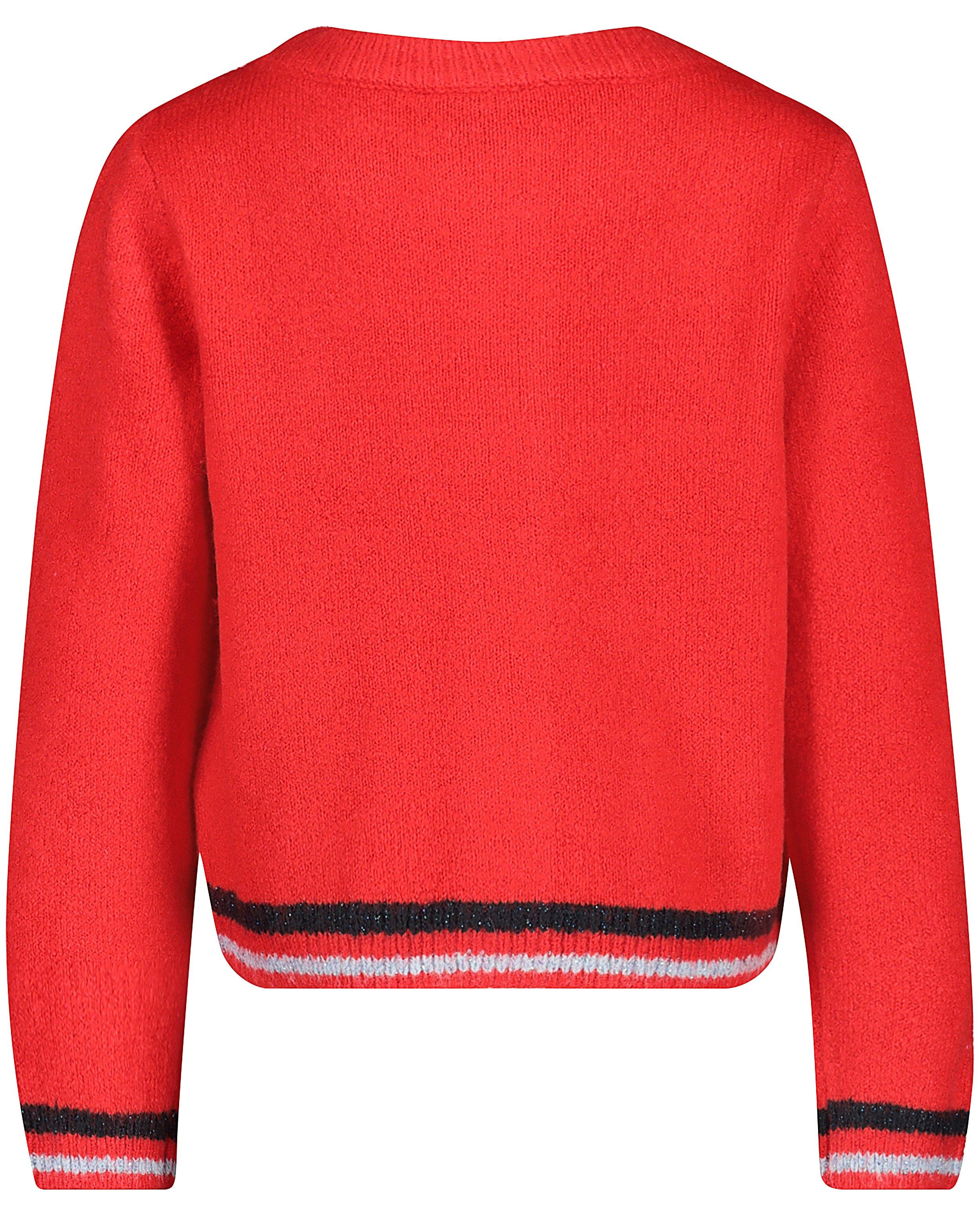 Cardigans - Rood gebreid vest