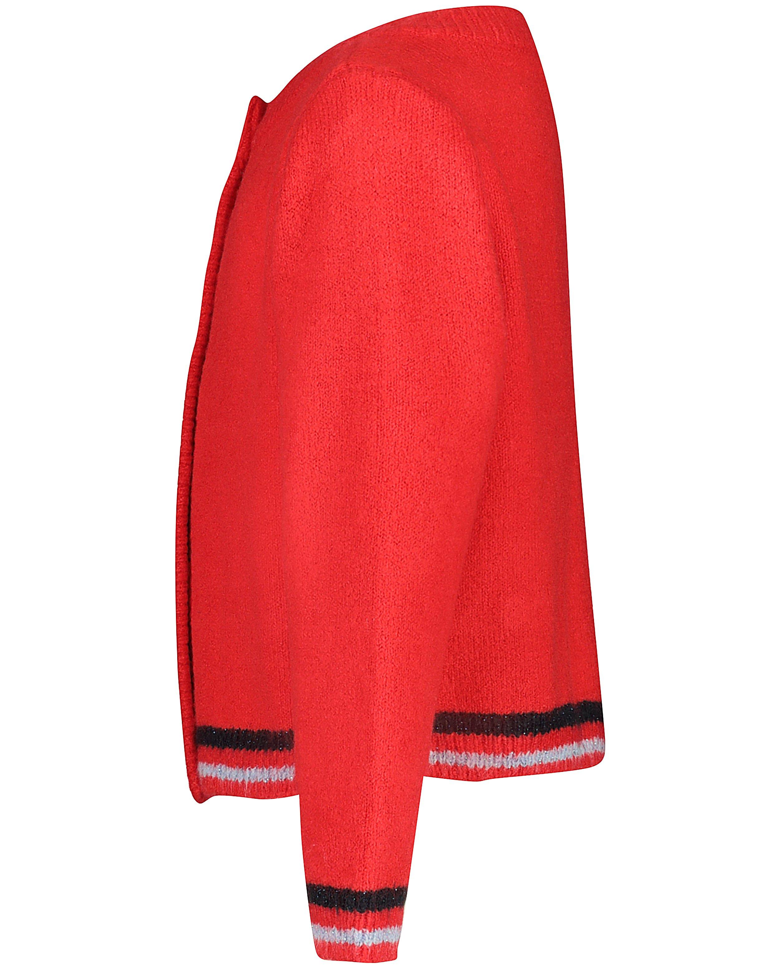 Cardigans - Rood gebreid vest