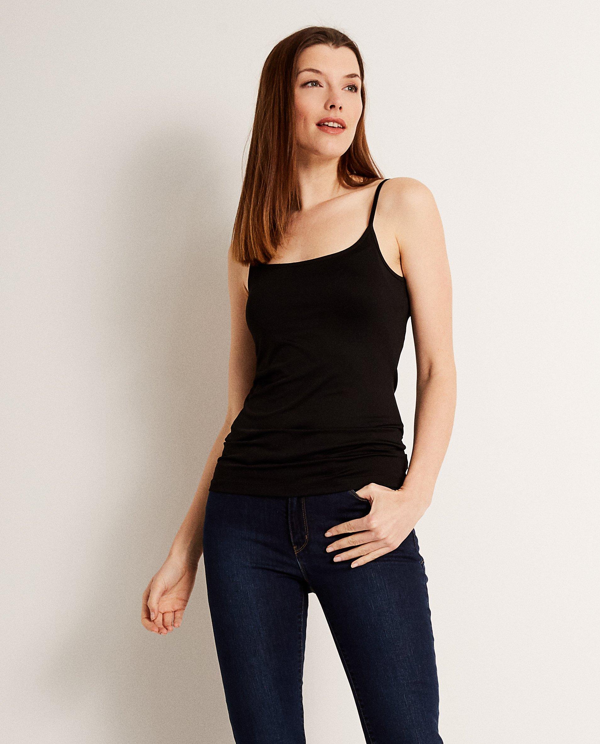T-shirts - Top met spaghettibandjes