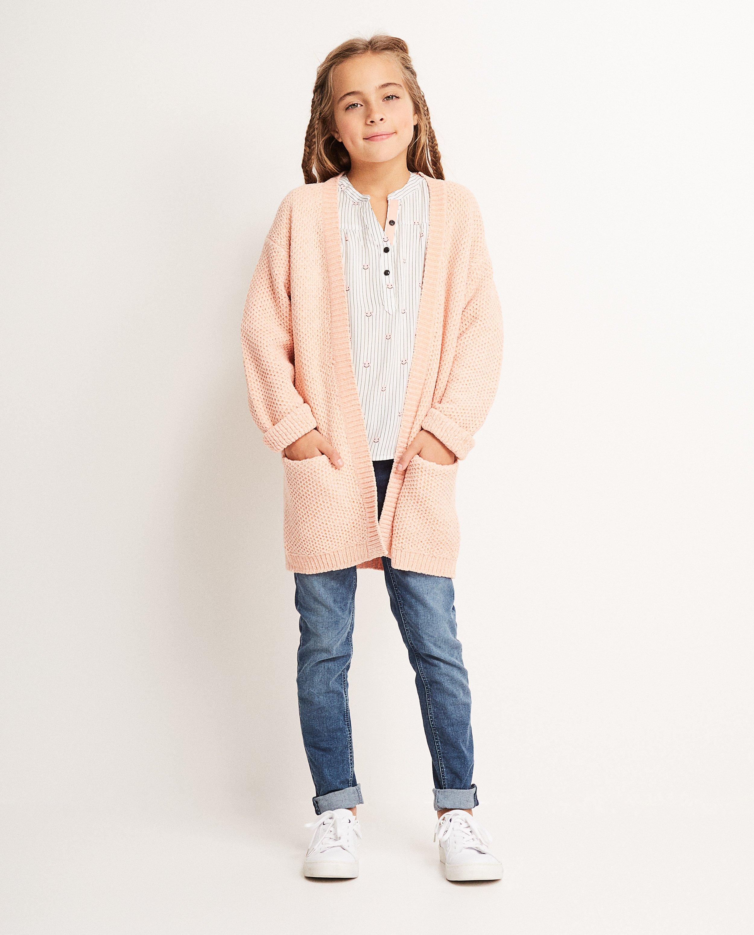Oudroze vest - met glitter, BESTies - Besties