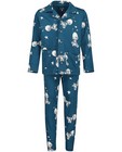 Nachtkleding - Petrolblauwe pyjama