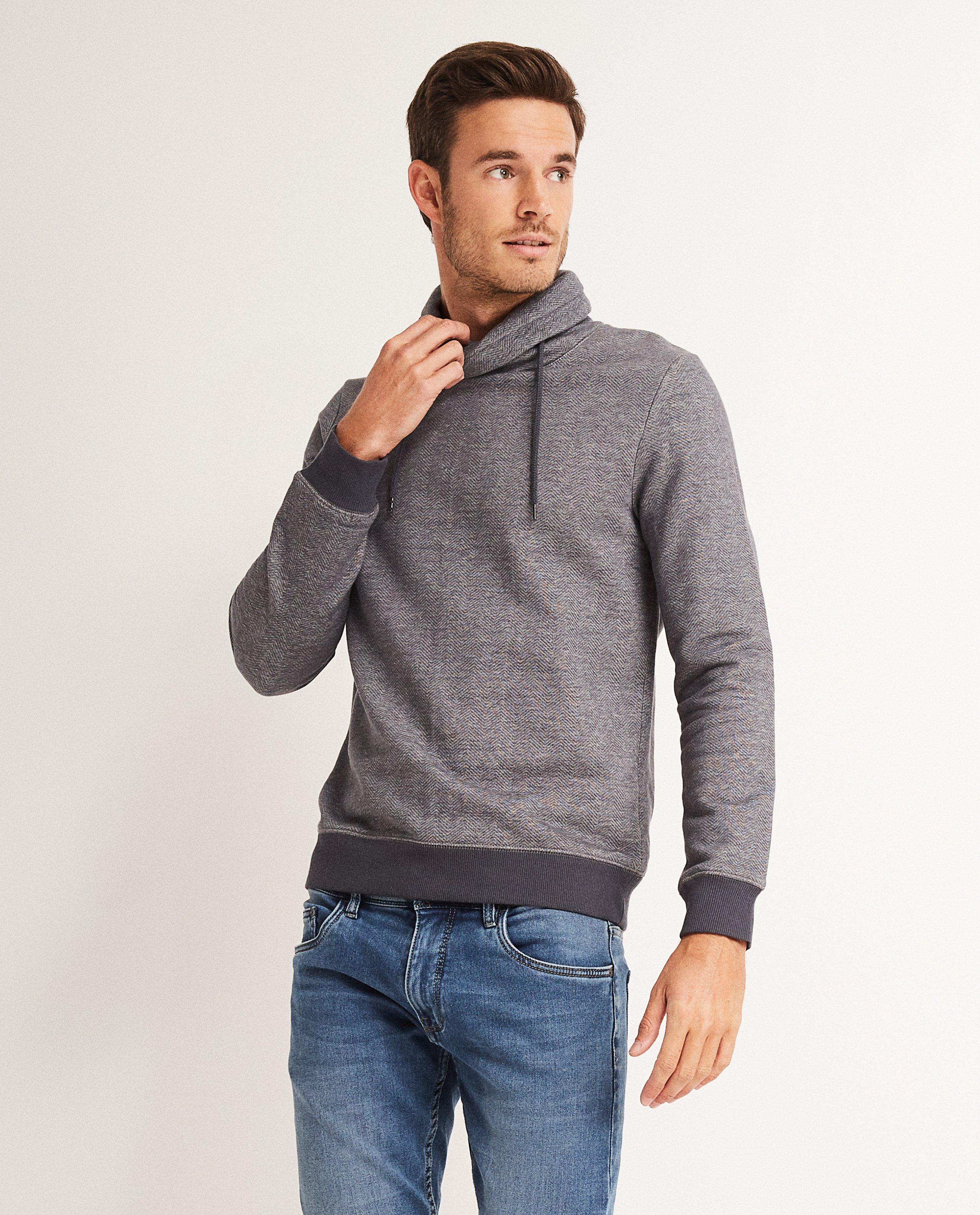 Sweaters - Sweater met sjaalkraag